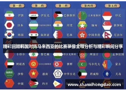 精彩回顾韩国对阵马来西亚的比赛录像全程分析与精彩瞬间分享